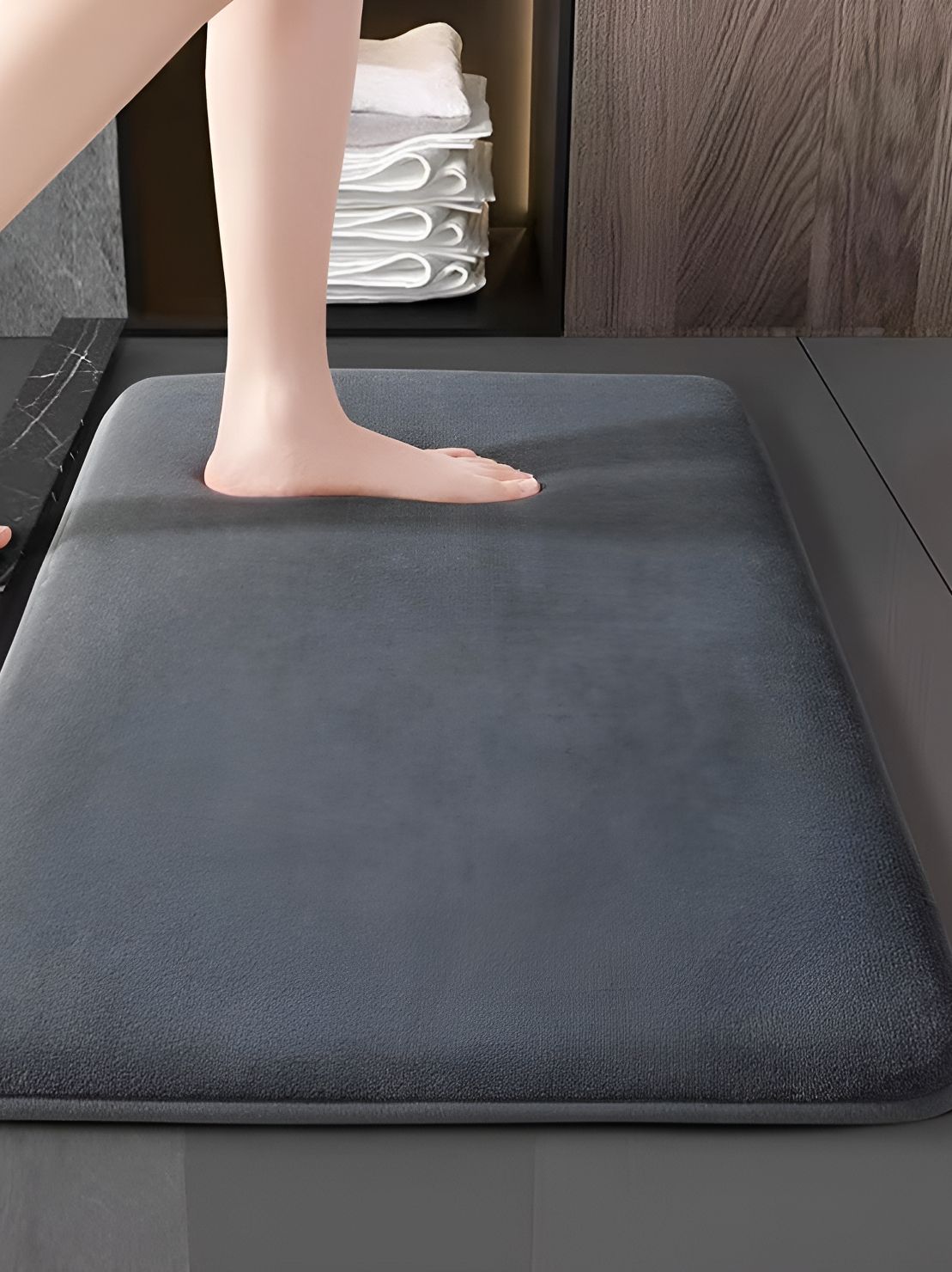 bsb home Grey 1300 GSM Water Absorbent Bath Rug-picture-31