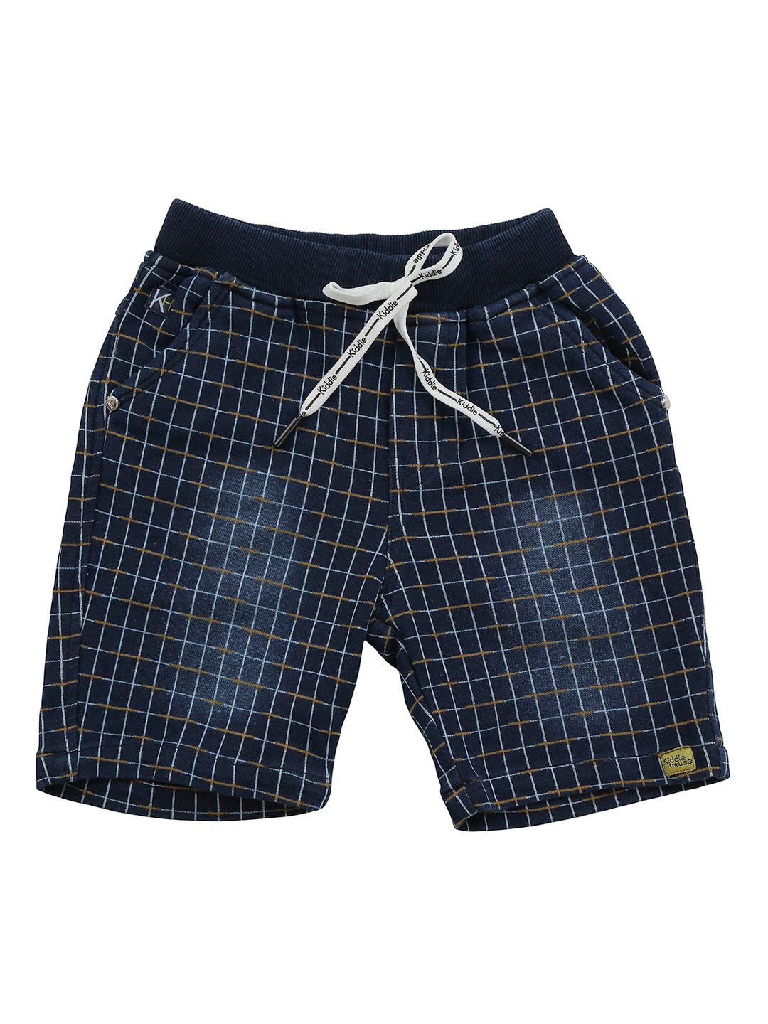BAESD Boys Checked Denim Shorts-picture-18