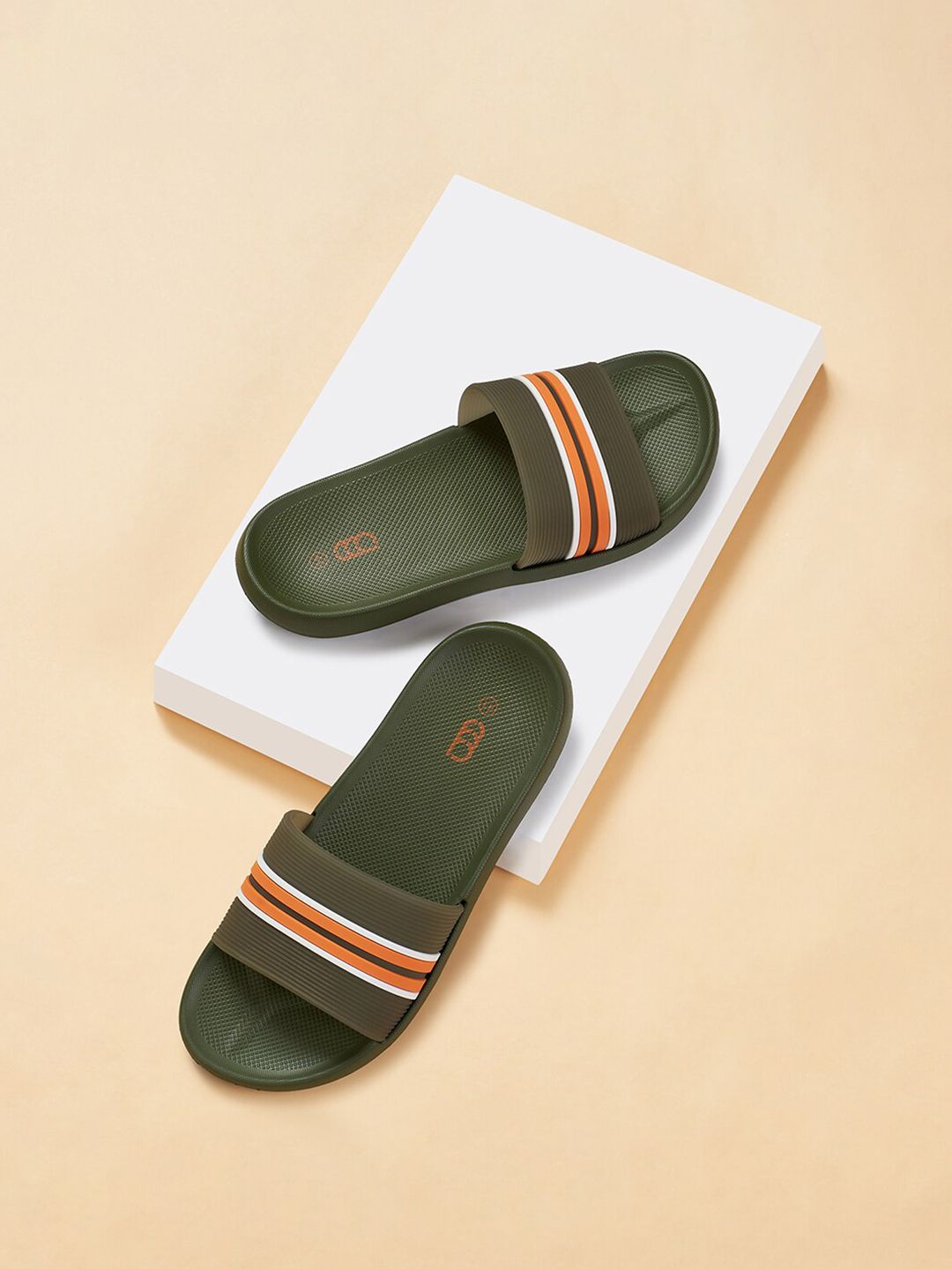 Ajile by Pantaloons Men Striped Sliders-picture-34