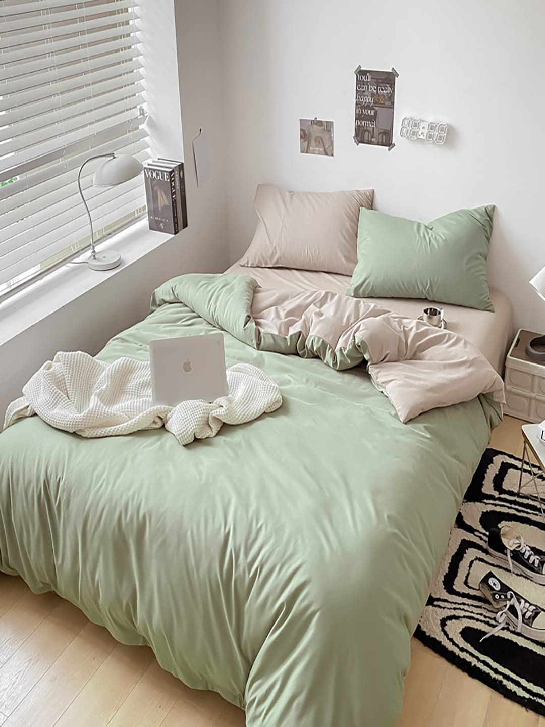 JC HOME Khaki 4 Pieces Bedding Set-picture-46