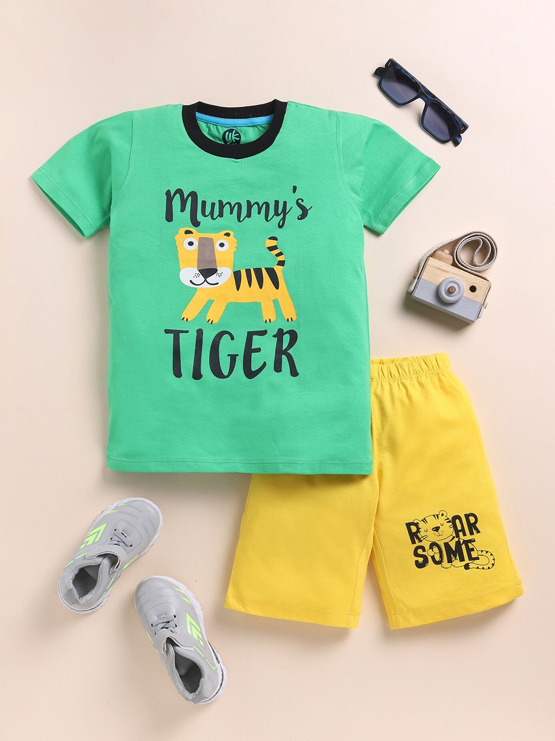 YK Boys Printed T-shirt with Shorts-picture-26