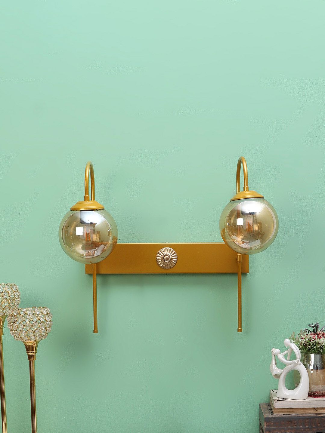 decorativeray Gold Toned Metal Wall Lamps-picture-38