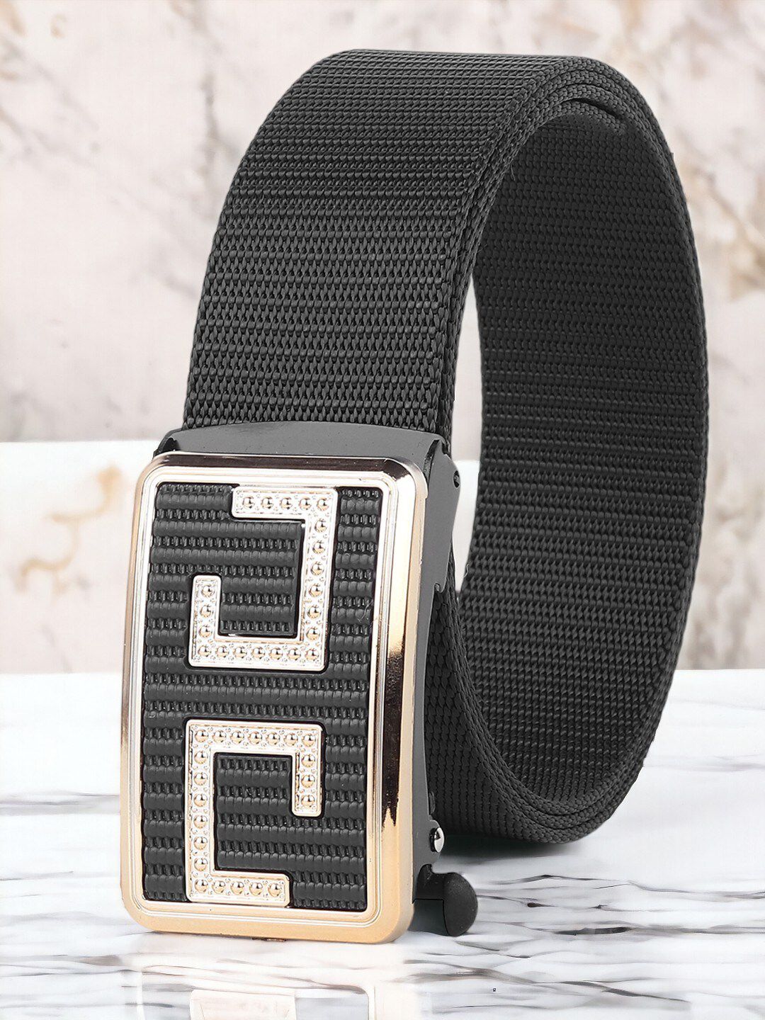 ZORO Men Textured Canvas Belt-picture-38
