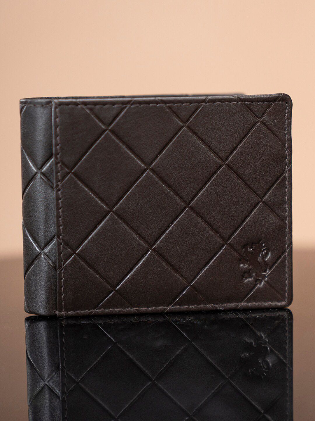 Red Tape Men Geometric Textured RFID Leather Two Fold Wallet-picture-44