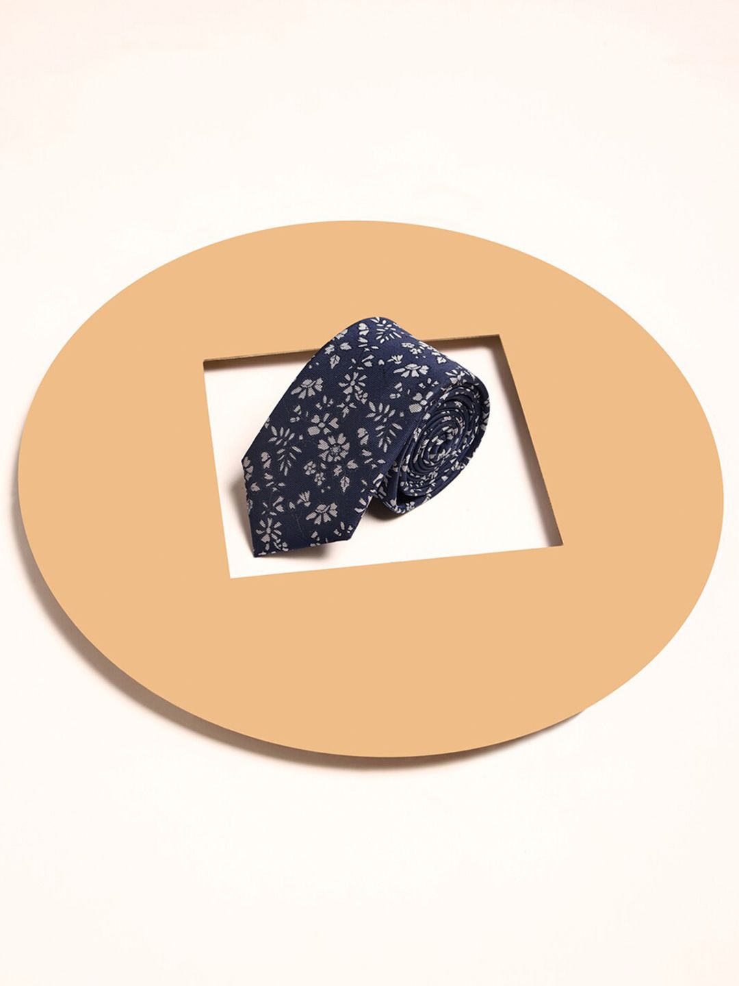 Louis Philippe Men Printed Skinny Tie-picture-12