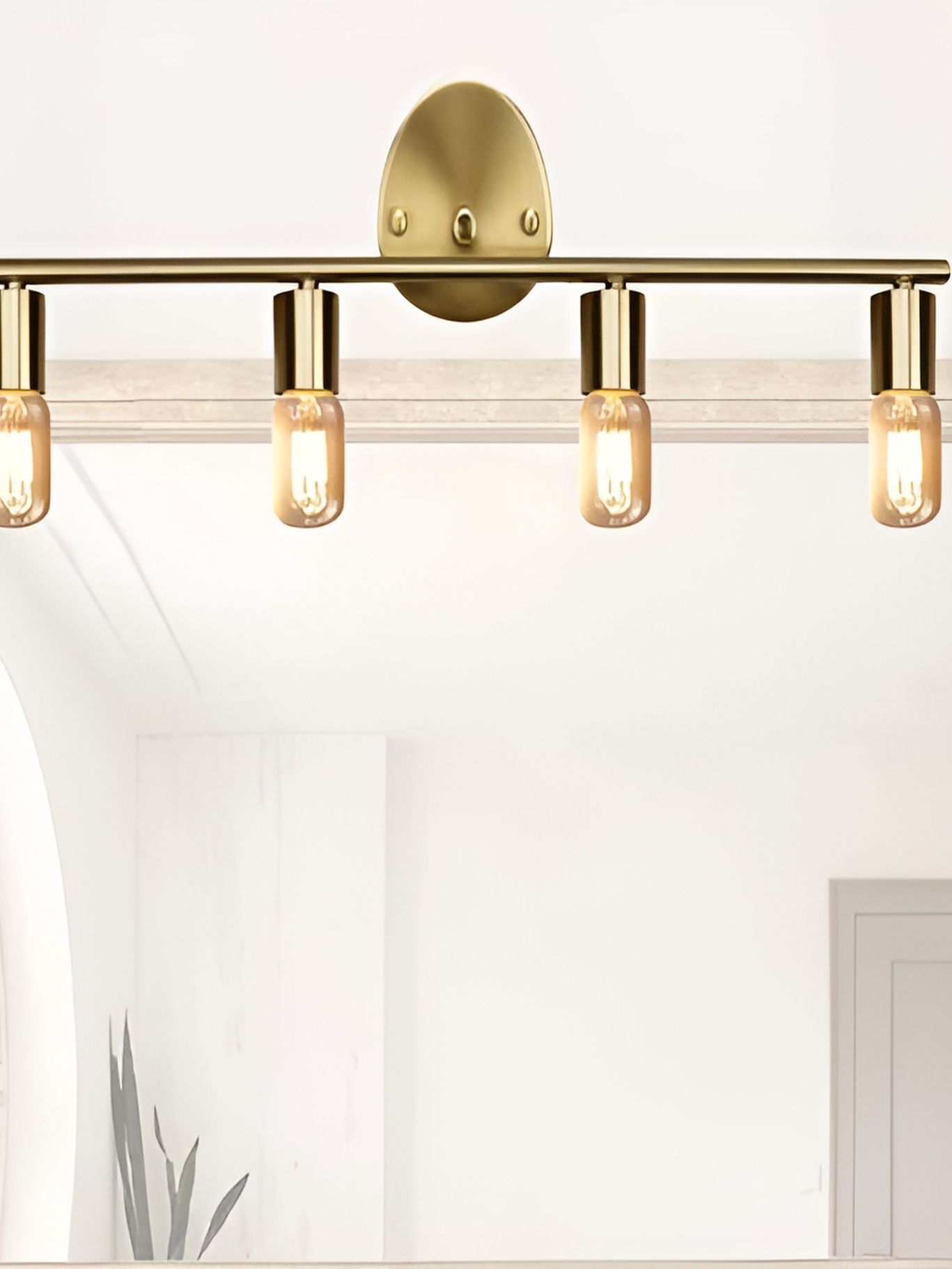 Areezo Gold-Toned Metal Cylinder Shaped Wall Lamp-picture-53