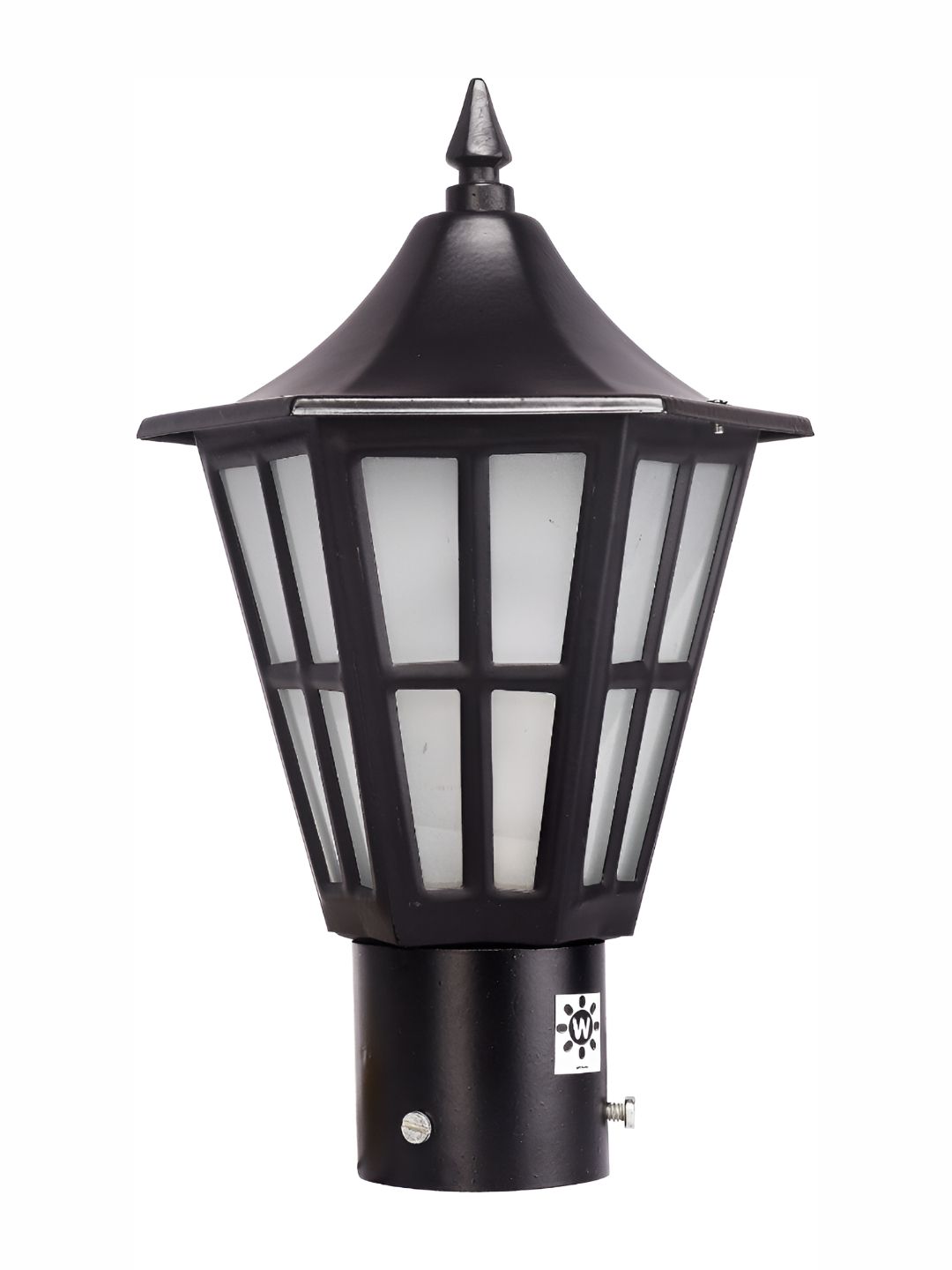 Areezo Black & White Textured Outdoor Gate Light-image-44