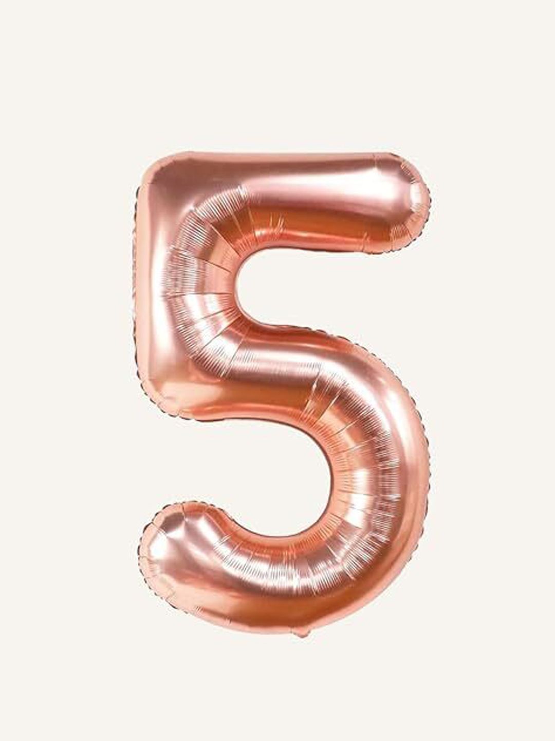 Special You Five Rose Gold Toned Number Textured Foil Balloon Birthday Decor-picture-15