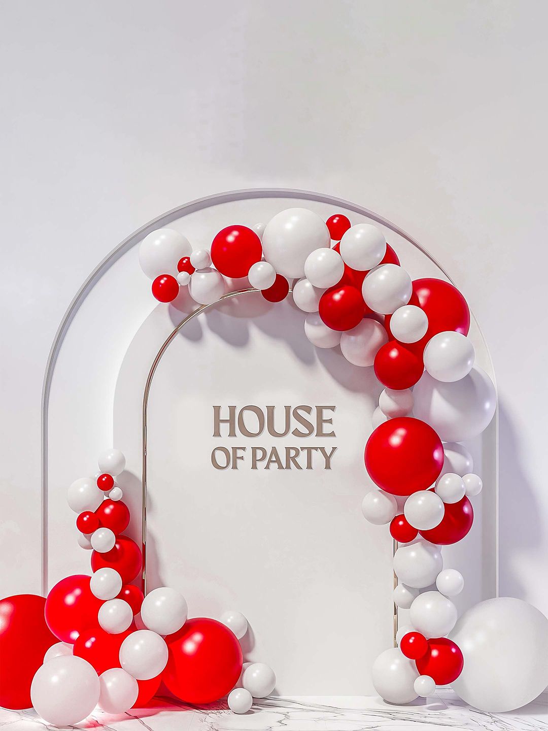 Special You Red & White 50 Pieces Balloons Festive Decor-image-24