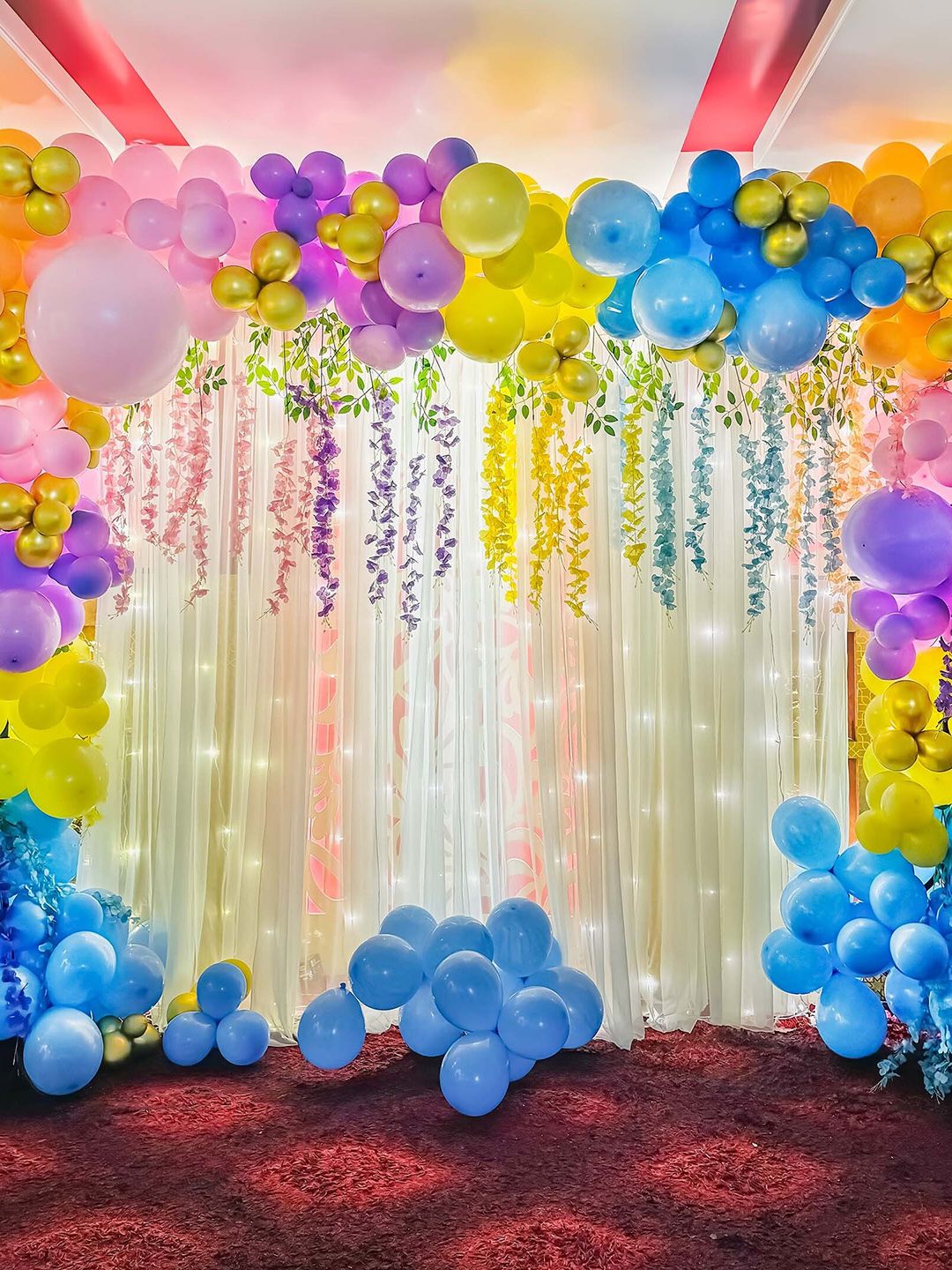 Special You Blue & Yellow 126 Pieces Festive Decor-picture-21