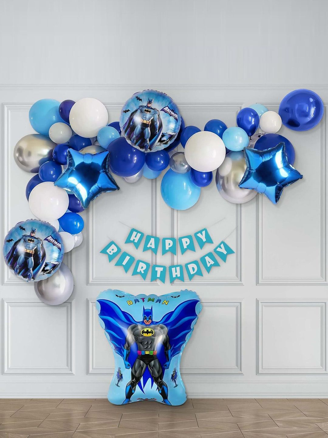 Special You Blue & White 49 Pcs Birthday Decor Set-picture-37