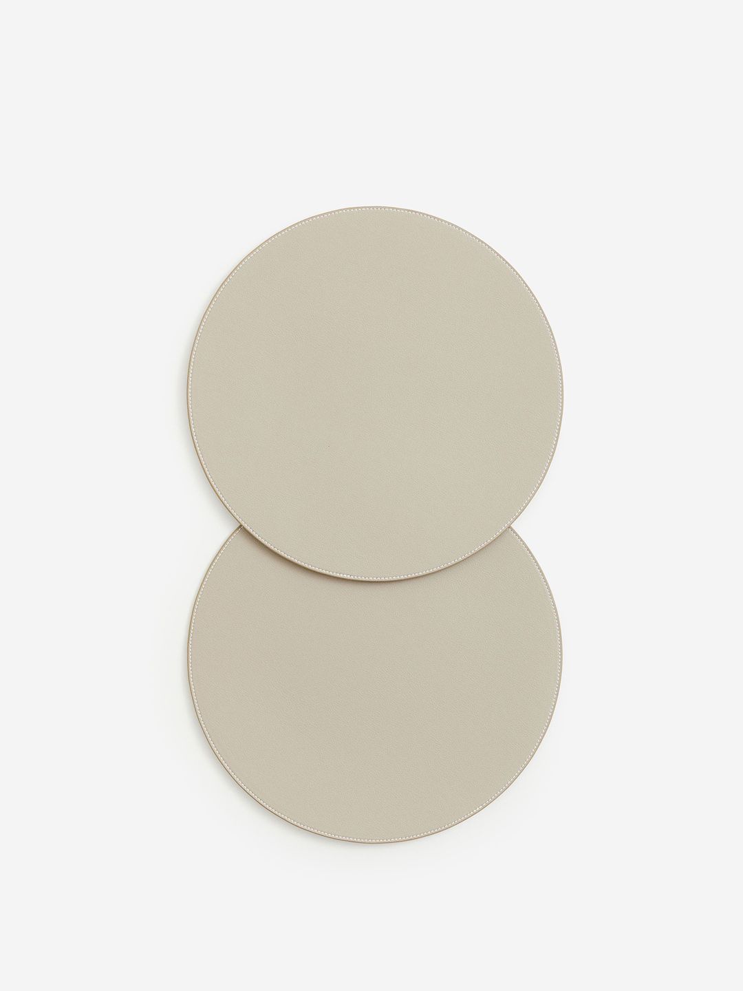 H&M Beige 2-Pack Round Place Mats-picture-51