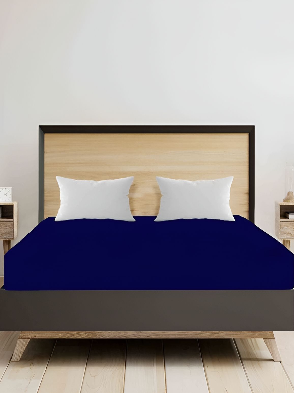 Comfowell Black Cotton Water Resistant King Fitted Mattress Protector-picture-27