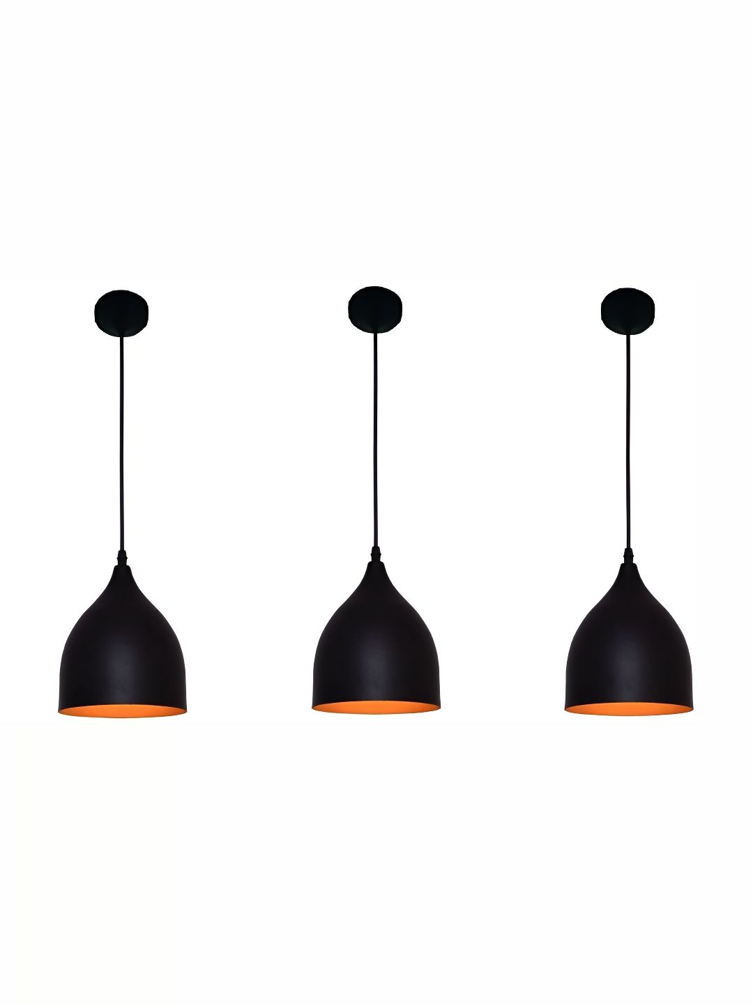 Areezo Black Bell Shaped Ceiling Lamp-image-42