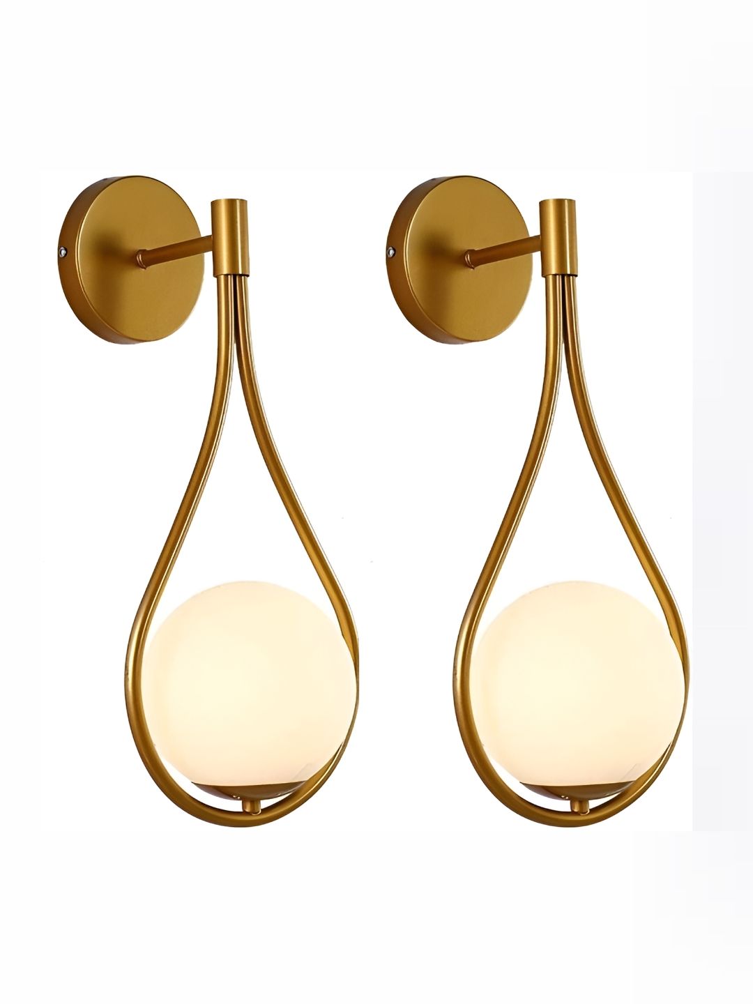 Areezo Gold-Toned Textured Ceiling Lamp-image-15