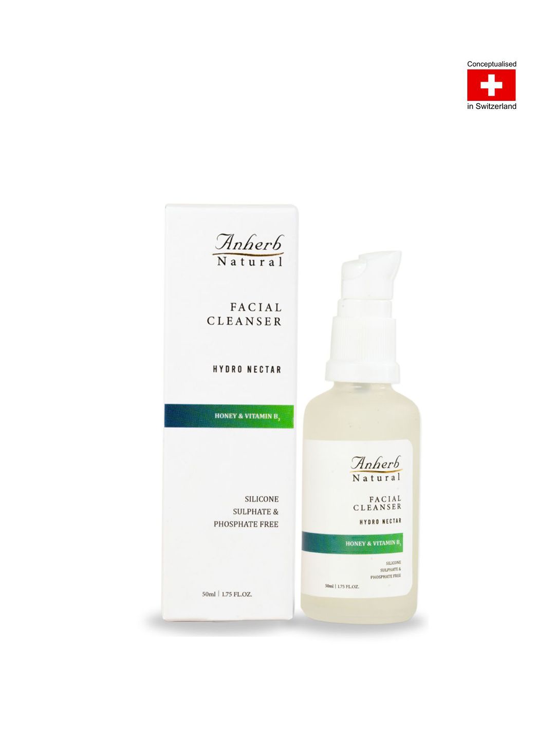 Anherb Natural Hydro Nectar Facial Cleanser With Honey - 50ml-picture-14