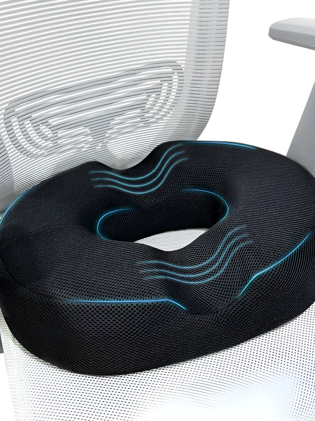 Sleepsia Black Memory Foam Filled Therapedic Pillow-picture-16