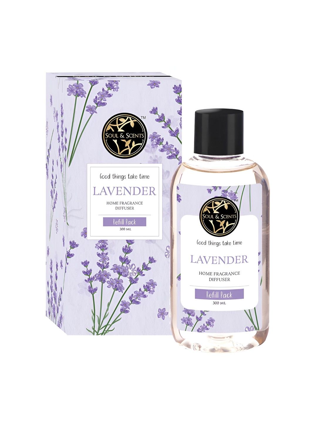 SOUL & SCENTS White Lavender Fragrance Reed Diffuser Refill 300ml-image-32