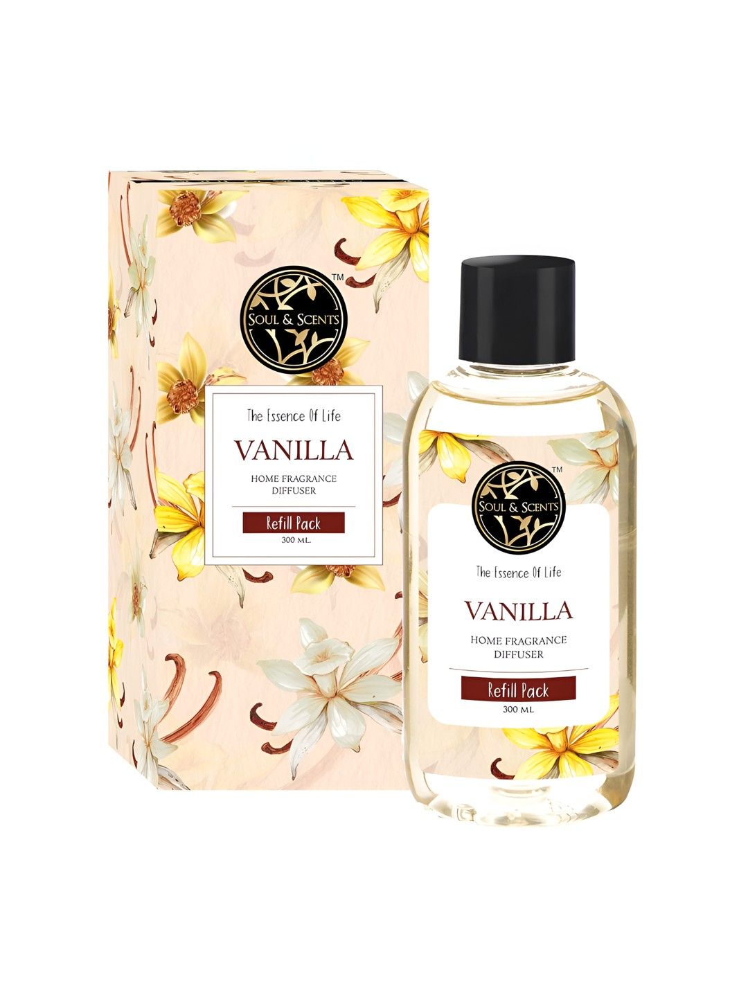 SOUL & SCENTS Transparent Fragrance Reed Diffuser Refill With12 Fiber Reed Sticks 300 ml-image-11