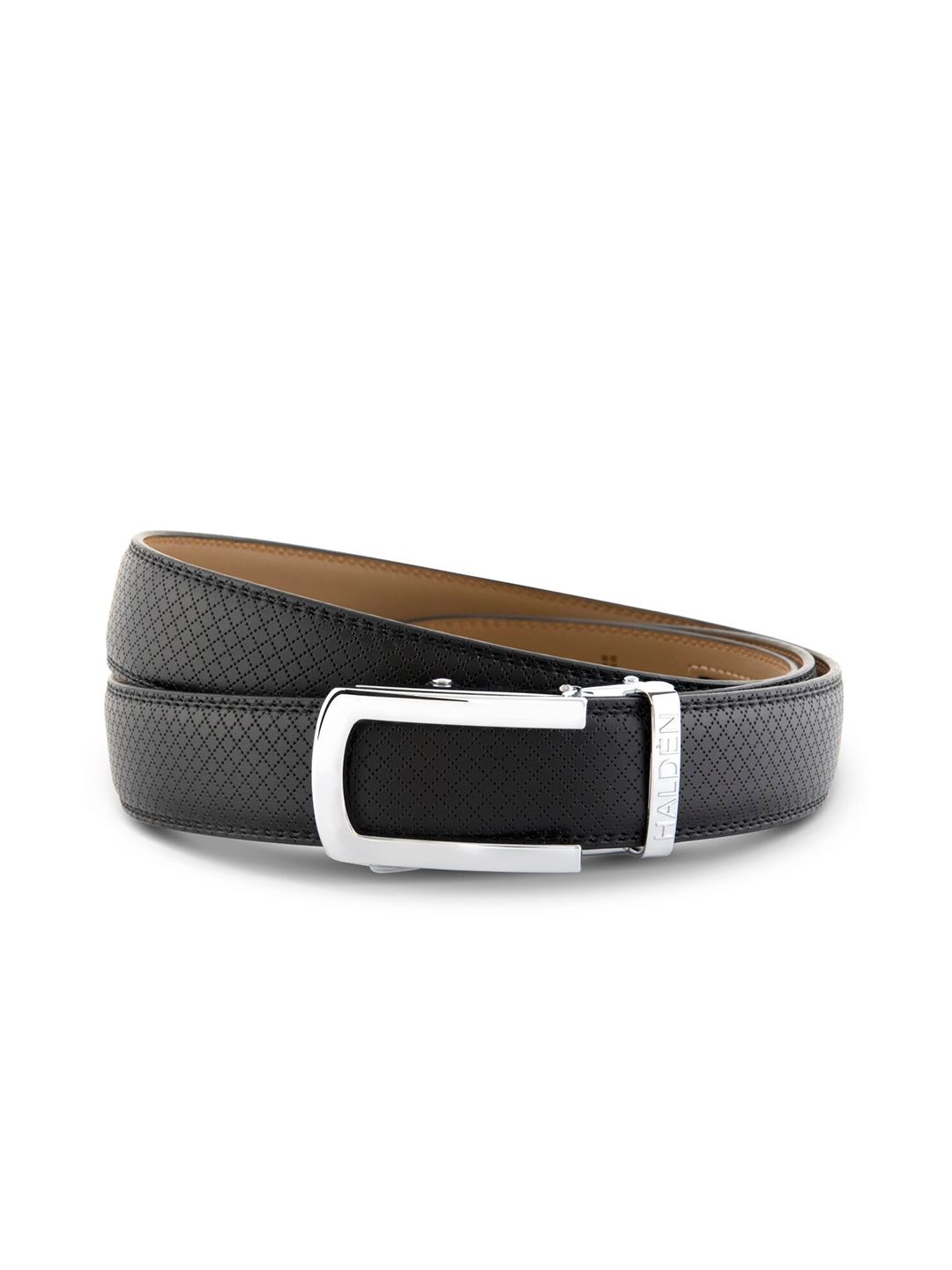 HALDEN Men Textured Leather Belt-picture-36