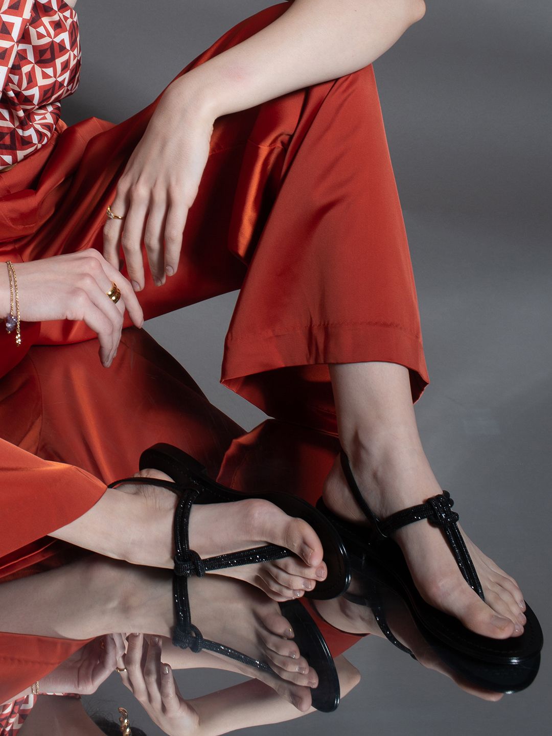 Saint G Leather T-Strap Flats-picture-43