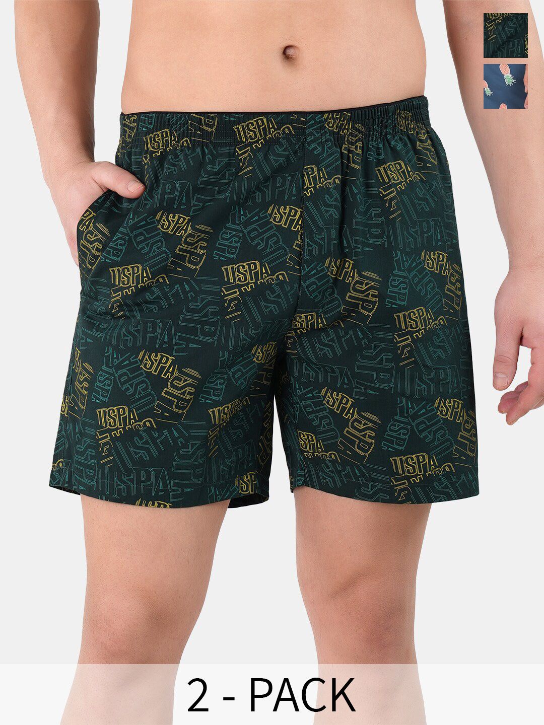 U.S. Polo Assn. Pack Of 2 Printed Pure Cotton Boxers 22596640-1-15246400-1-picture-38