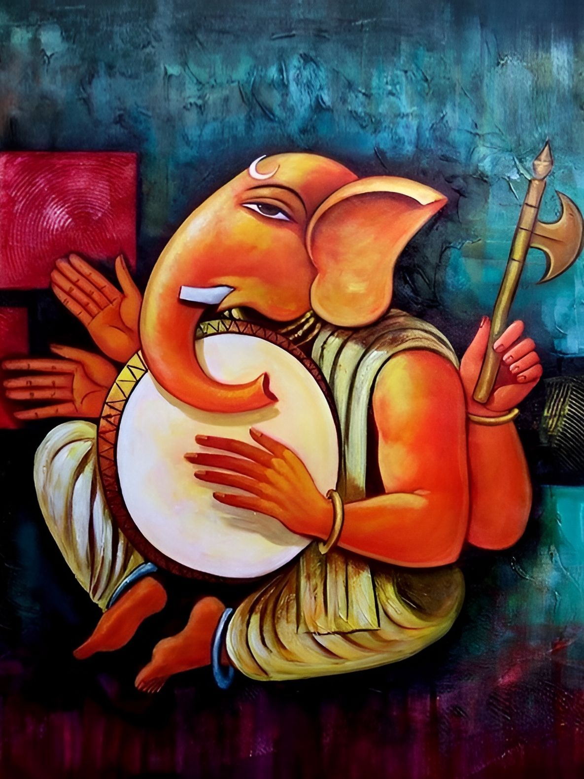 British Terminal Orange & Red Paper Religious Wall Photographs-picture-22