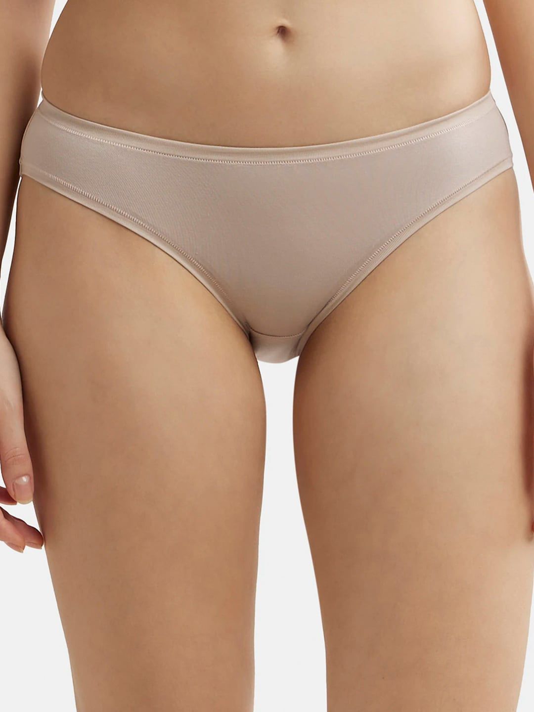 Jockey Medium Coverage Tencel Lyocell Mid Waist Bikini With Concealed Waistband JW01-0105-picture-45
