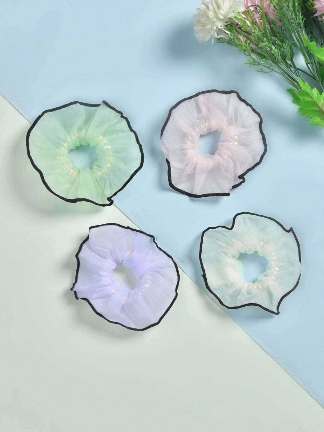 FUNKRAFTS Girls Set of 4 Ponytail Holders-picture-14