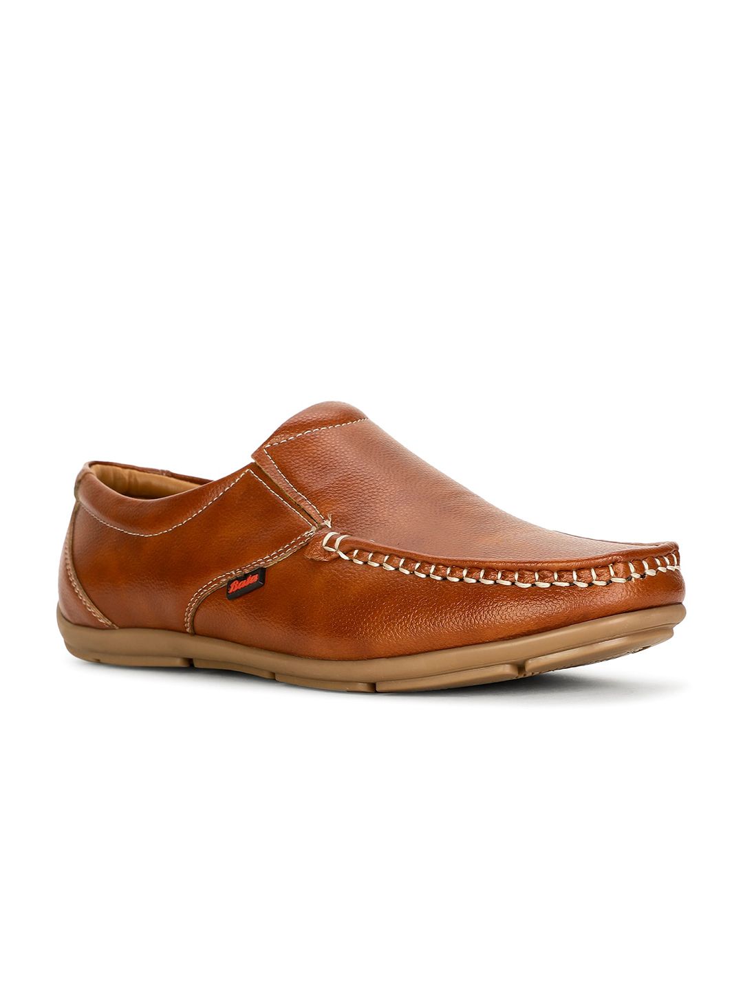 Bata Men JIMMY E 24 Round Toe Formal Slip-On Shoes-image-14