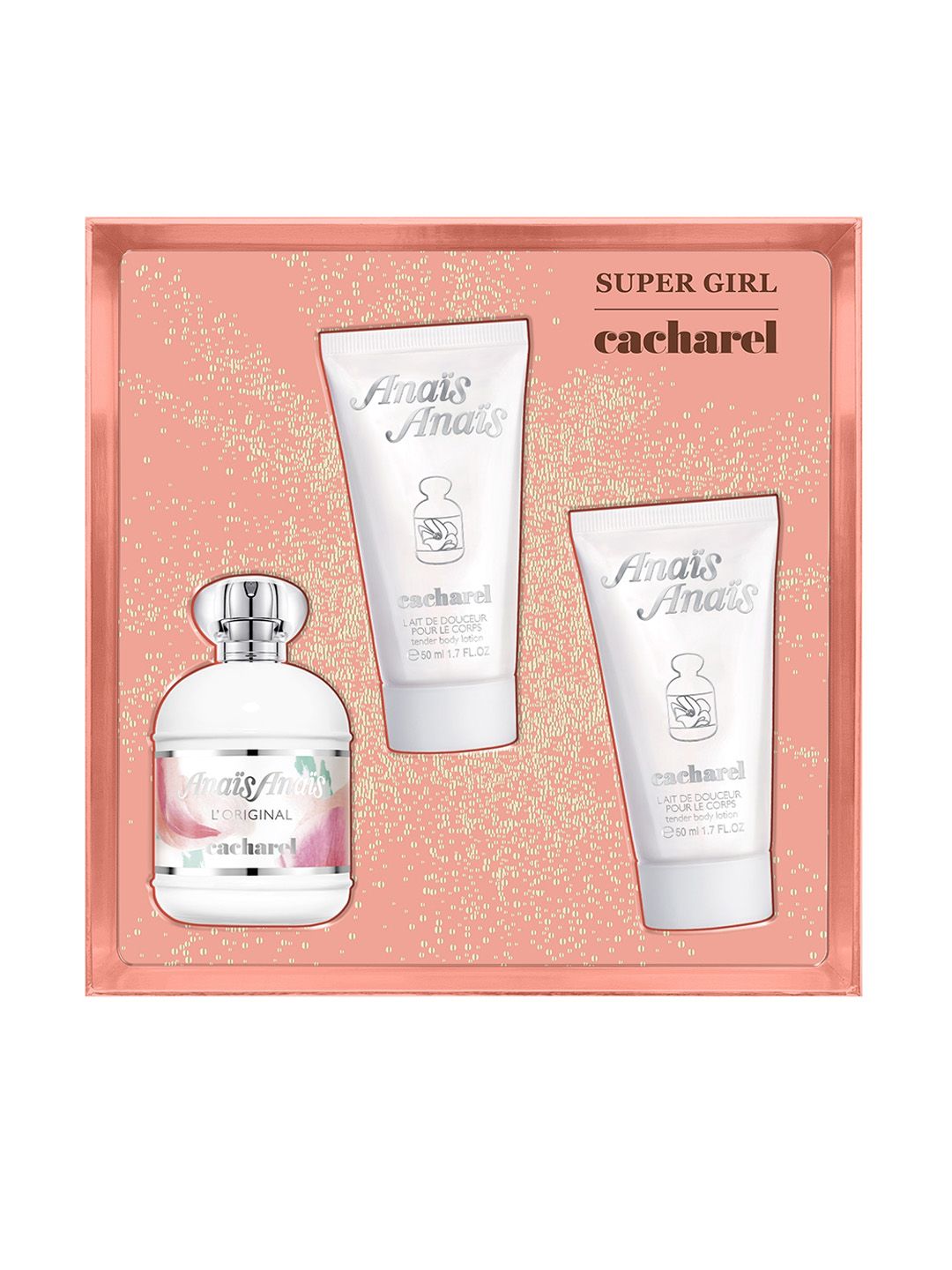 CACHAREL Anais Anais Eau De Toilette 100ml & 2Pcs Tender Body Lotion - 50ml Each-picture-23