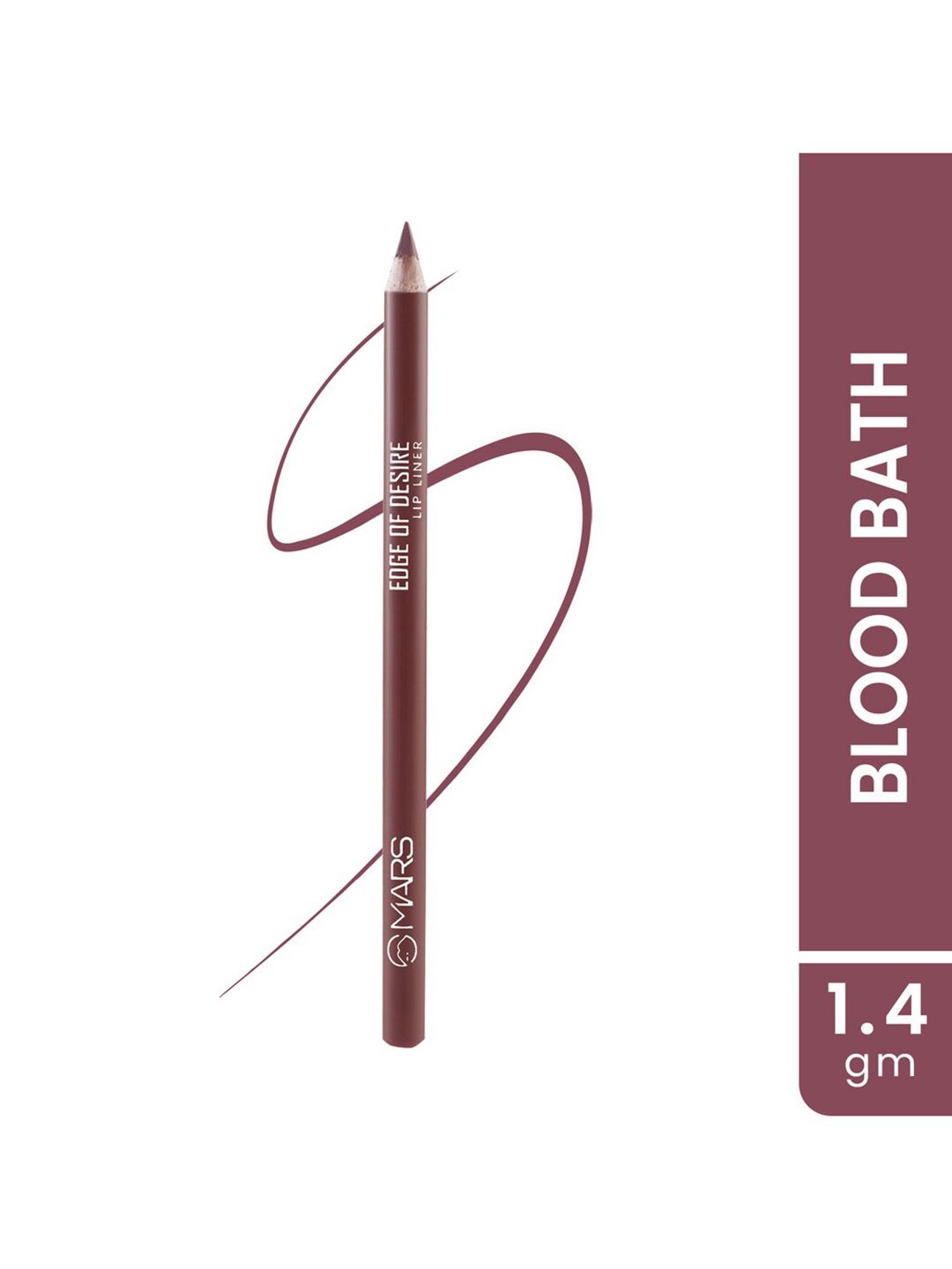 MARS Edge Of Desire Matte Long Lasting Lip Liner Pencil - 1.4g - Blood Bath 03-image-33