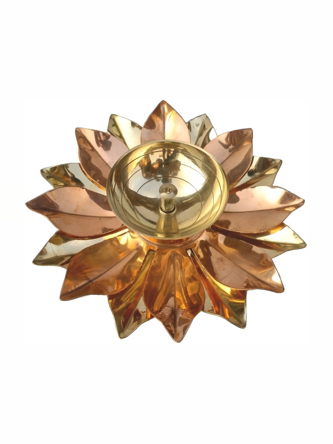 Aakrati Brown Flower Design Akhand Diya-picture-38