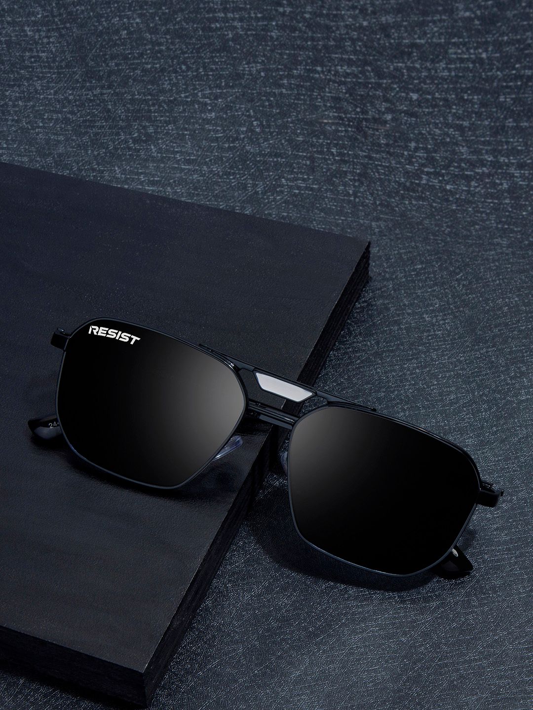 RESIST EYEWEAR Unisex Square Sunglasses with UV Protected Lens NOAH BF BLACK-picture-14
