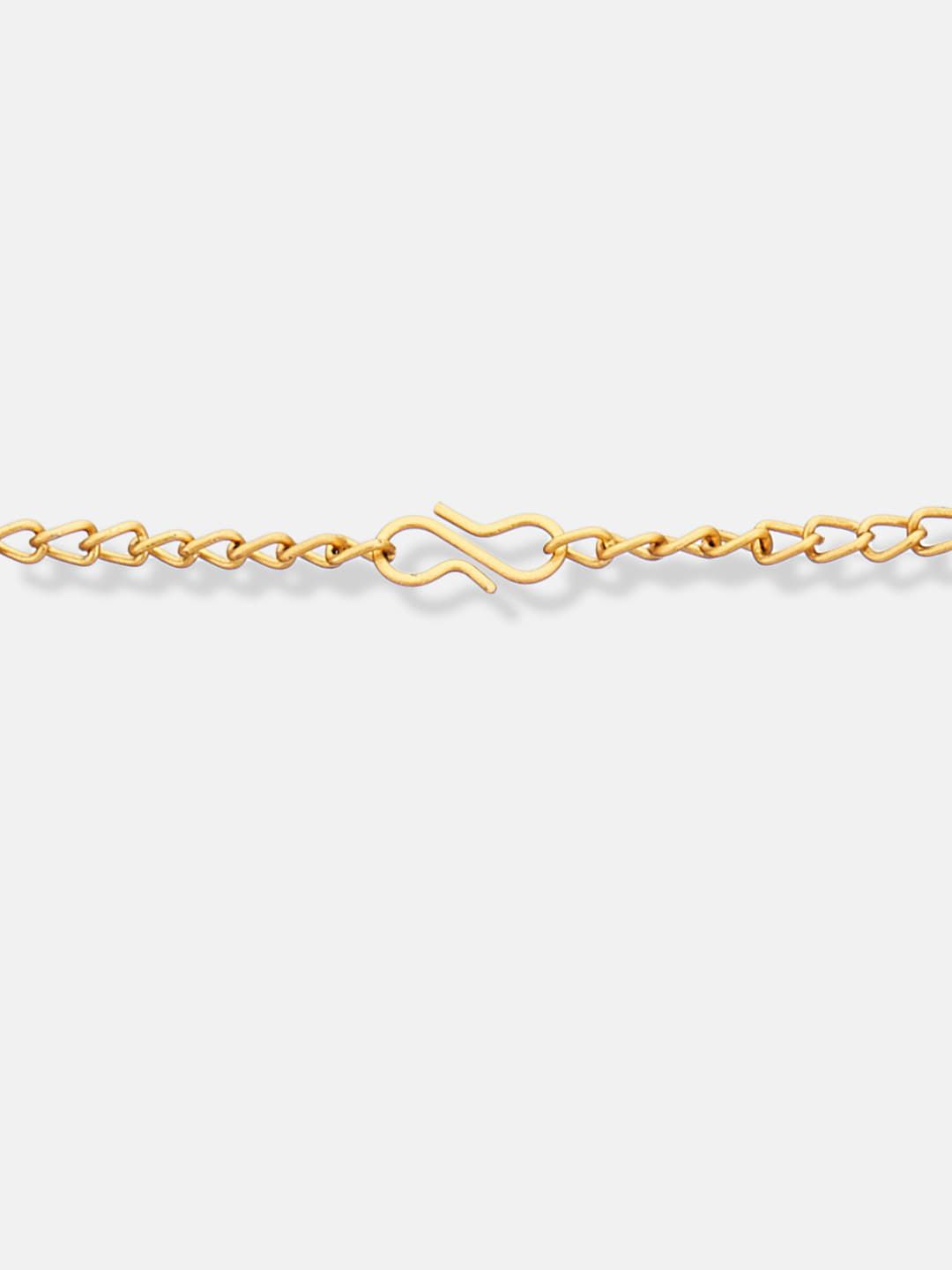 ATIBELLE Gold-Plated Stone Studded Jewellery Set
