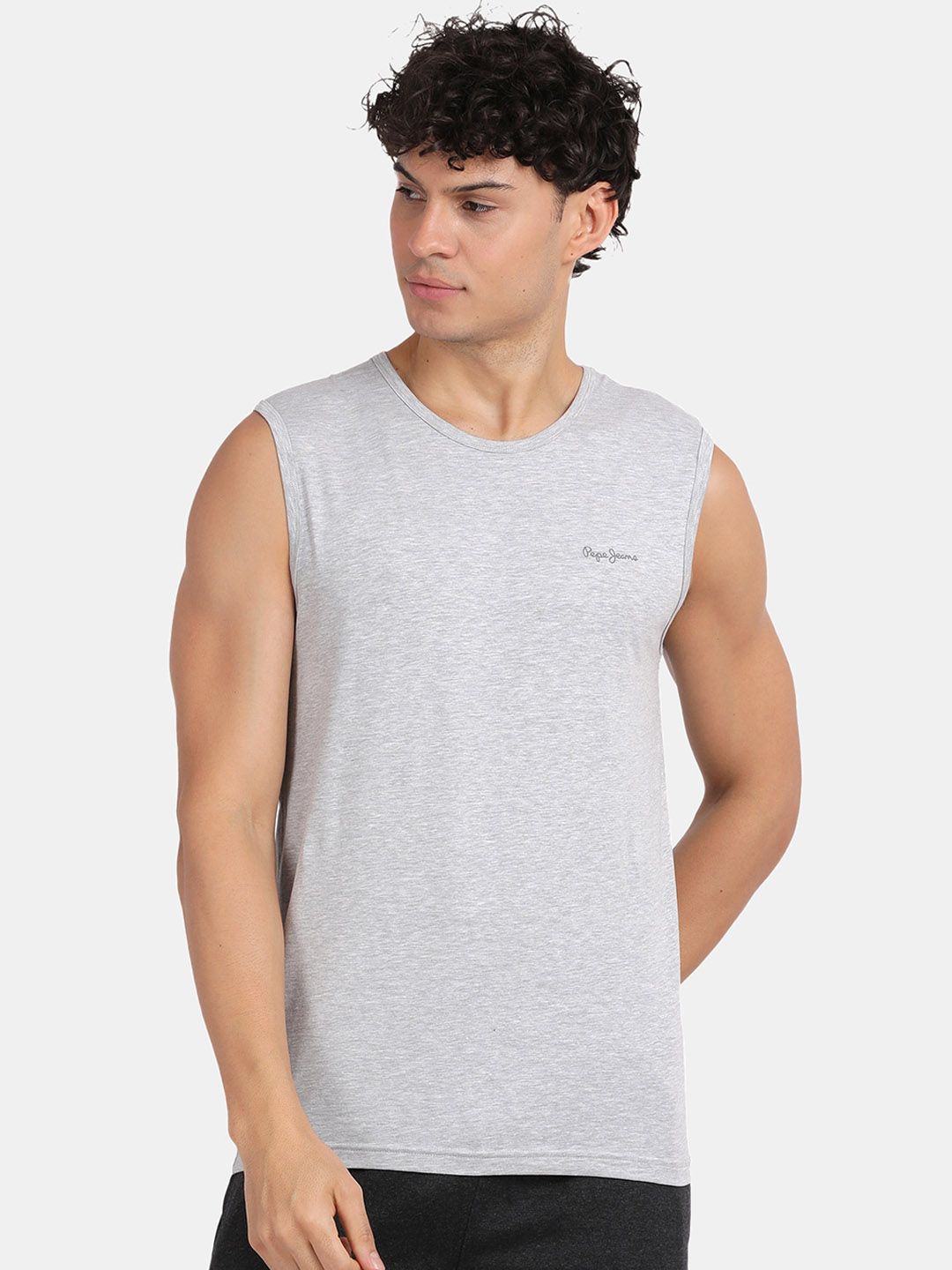Pepe Jeans Sleeveless Cotton Lounge Tank Tshirt-picture-56
