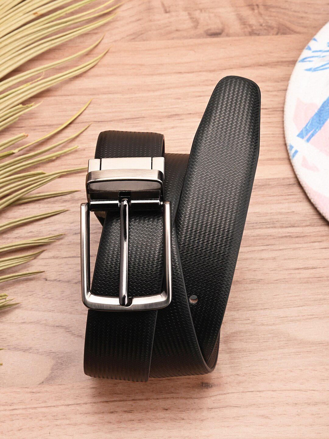 BuckleUp Men Textured Leather Reversible Formal Belt-picture-40
