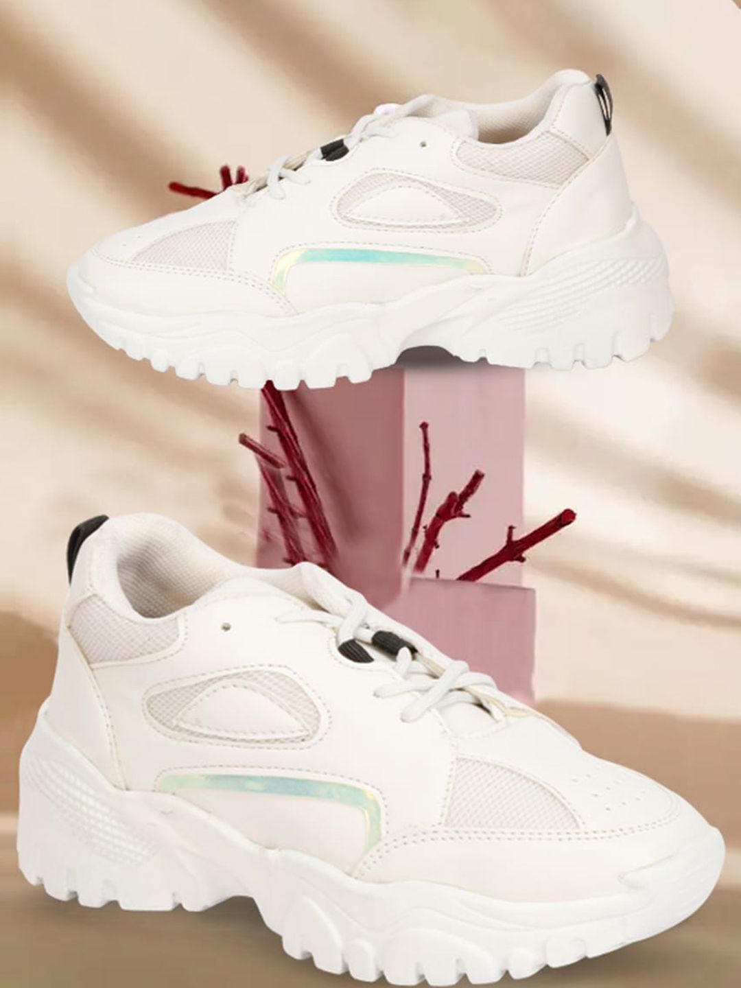 DEAS Women Textured Lightweight Comfort Insole Sneakers-picture-37