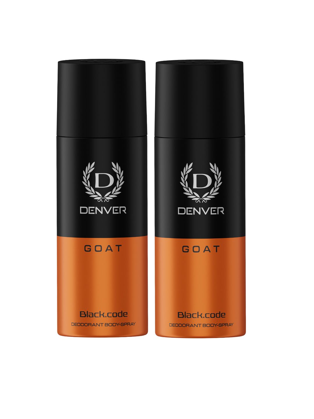 Denver Men Set of 2 GOAT Black Code Long Lasting Deodorant Body Spray - 96 g each-picture-27