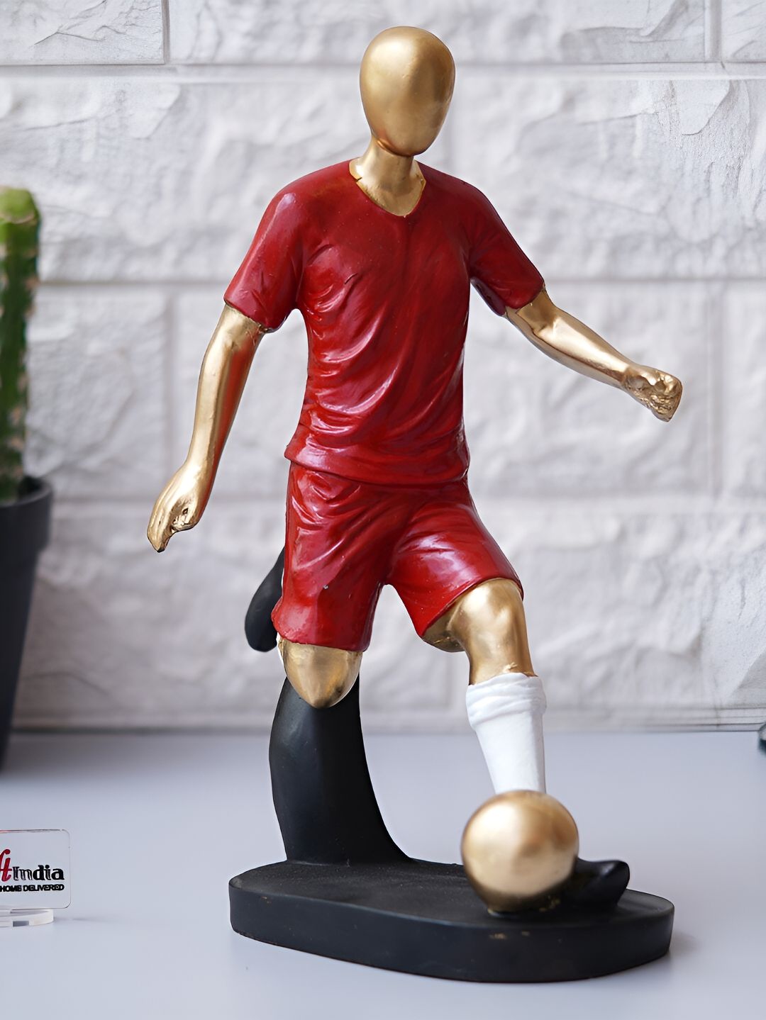 eCraftIndia Red Medium Figurine Showpiece-image-21