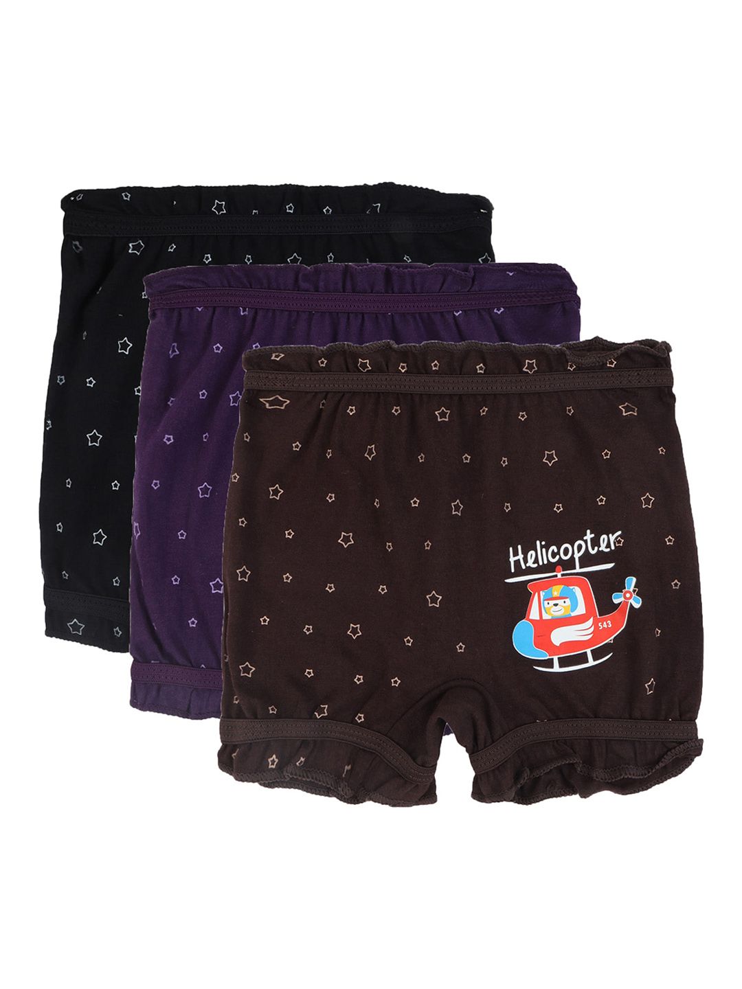 DYCA Kids Pack Of 3 Assorted Geometric Printed Briefs DIA703-PK005-picture-28