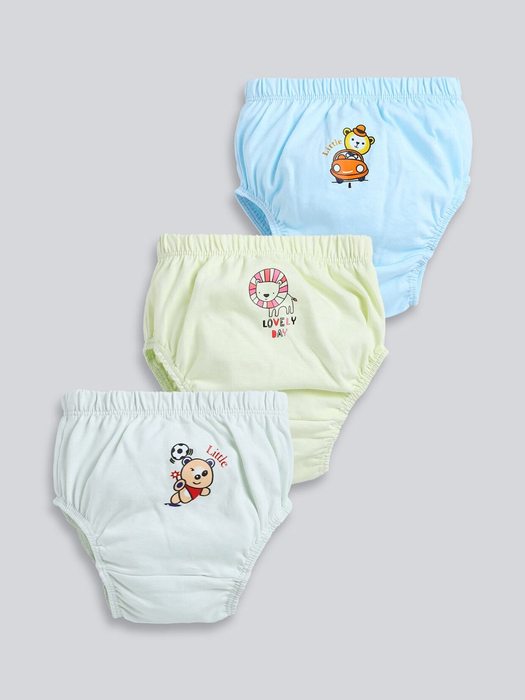 MooNKids Kids Pack Of 3 Printed Cotton Briefs- MK_Bloomer_311-image-46