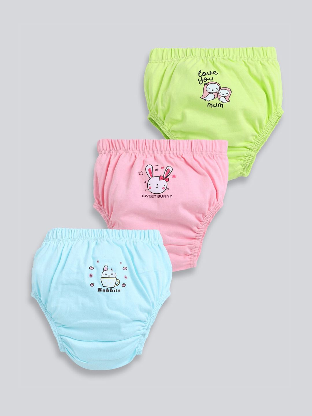 MooNKids Pack Of 3 Printed Cotton Briefs-picture-33