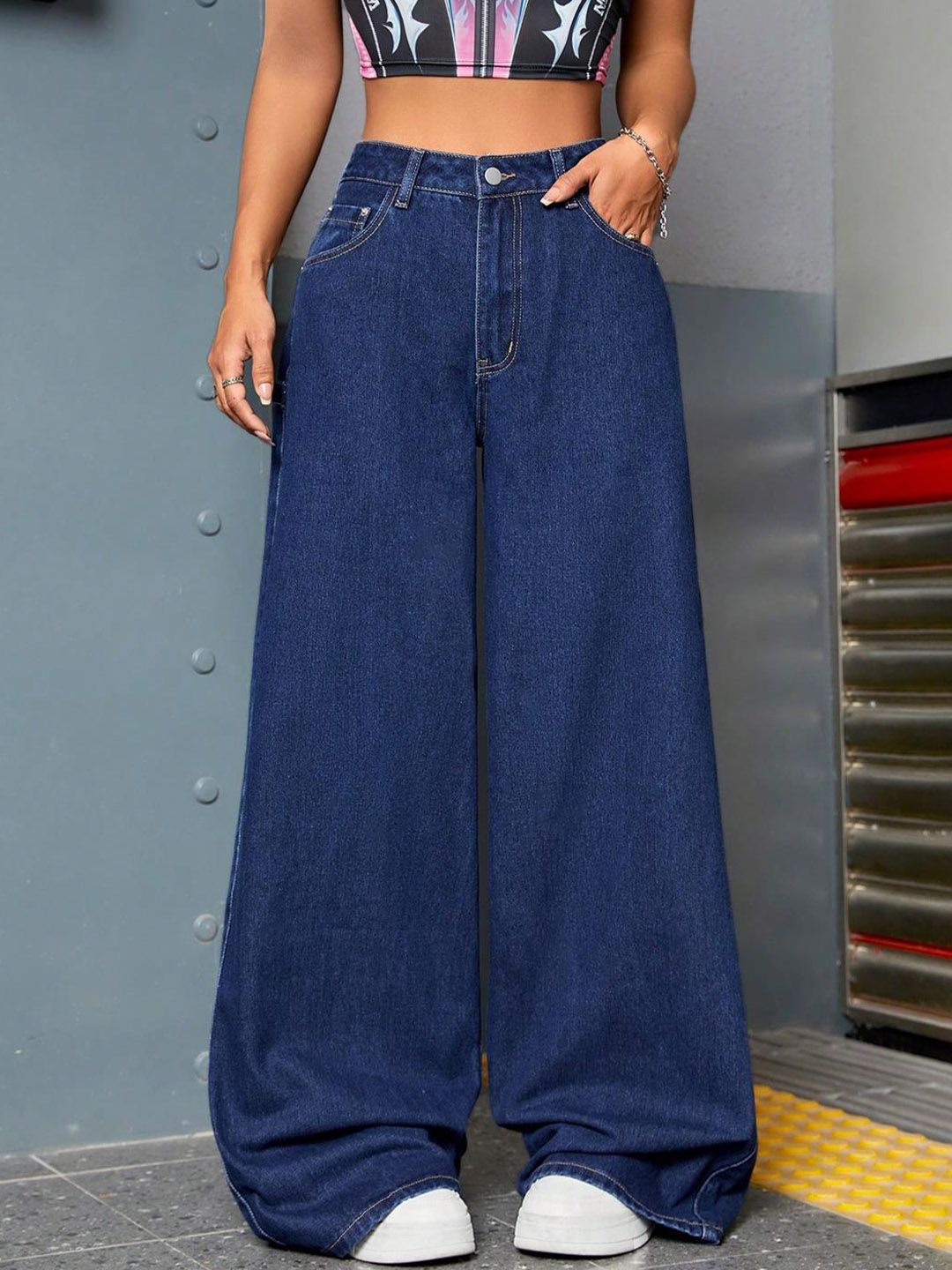 Kotty Women Blue Jean High-Rise Clean Look Stretchable Jeans-image-40
