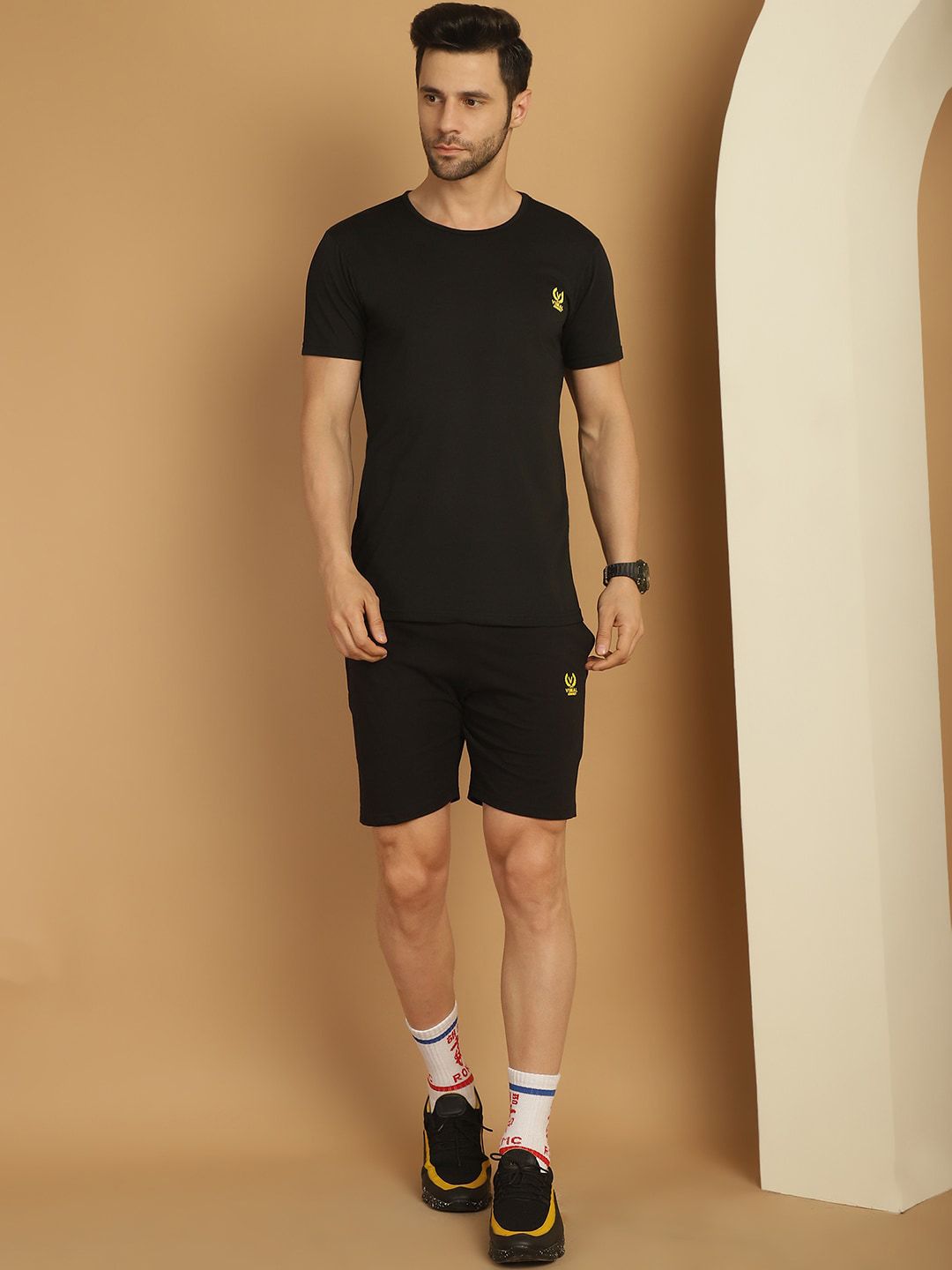 mack jonney VIMAL JONNEY Cotton T-Shirt With Shorts-picture-27