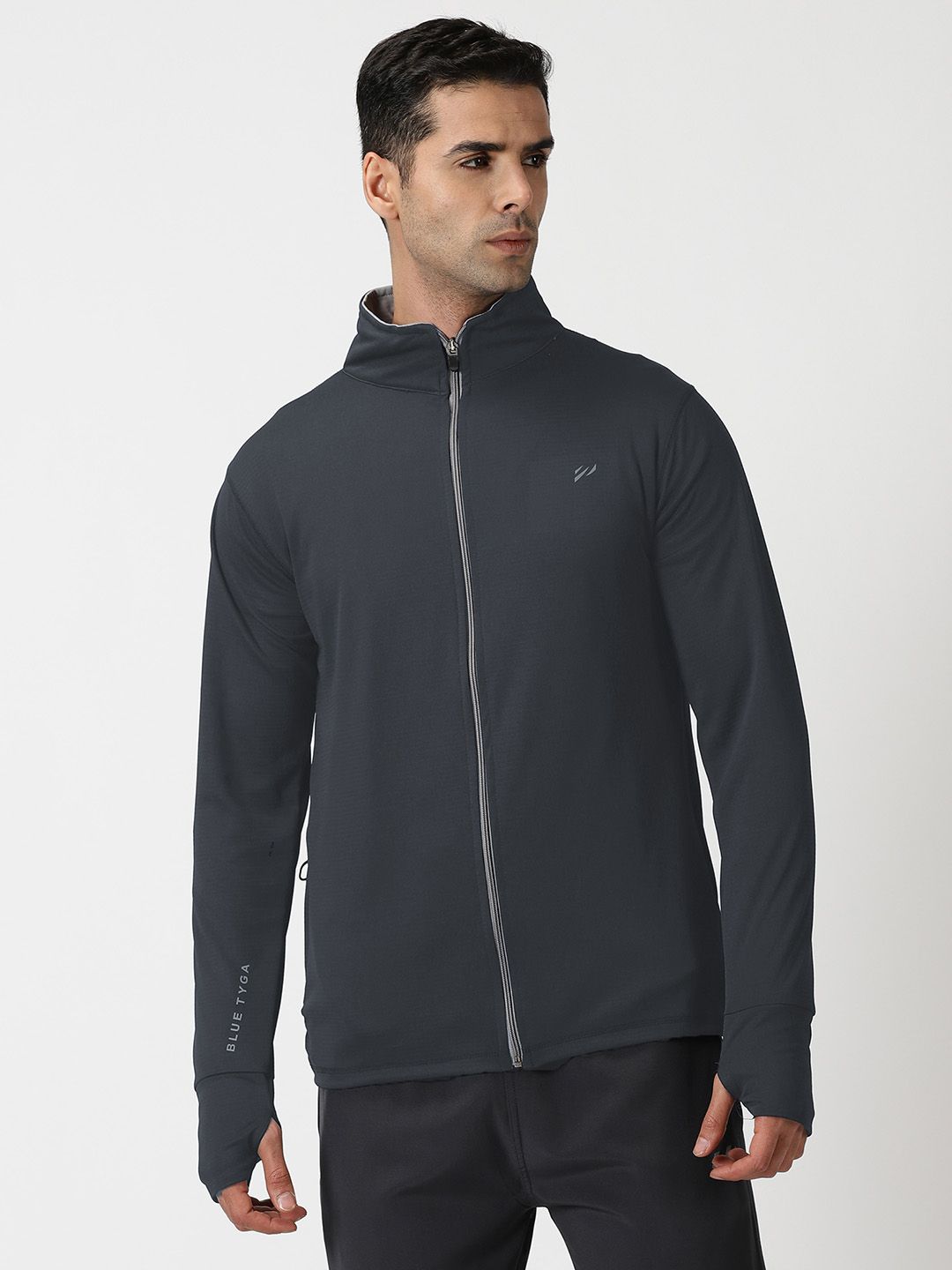 BLUE TYGA Men Lightweight Antimicrobial Outdoor Sporty Jacket