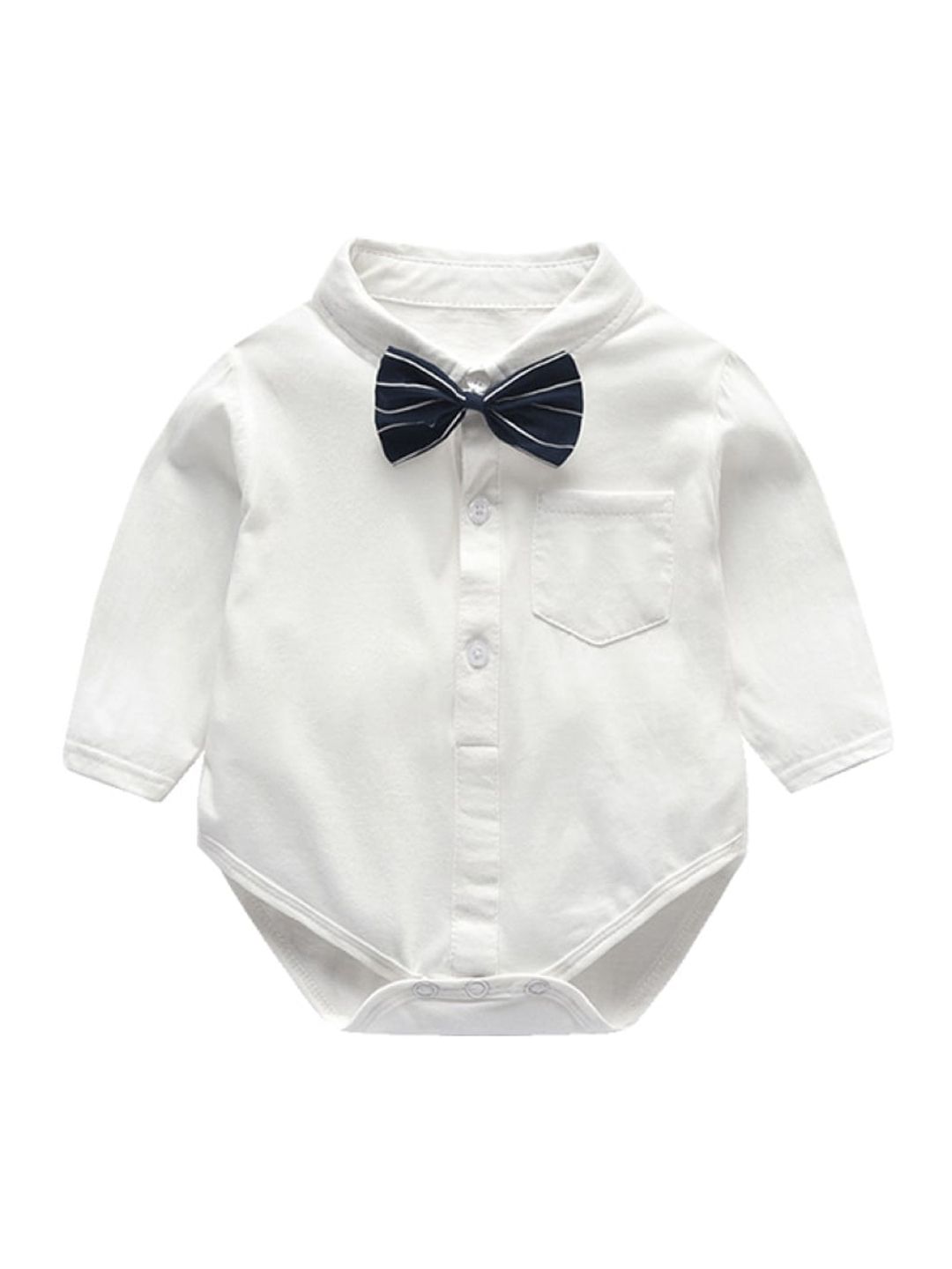 StyleCast Infant Boys White Pure Cotton Bodysuit-picture-21