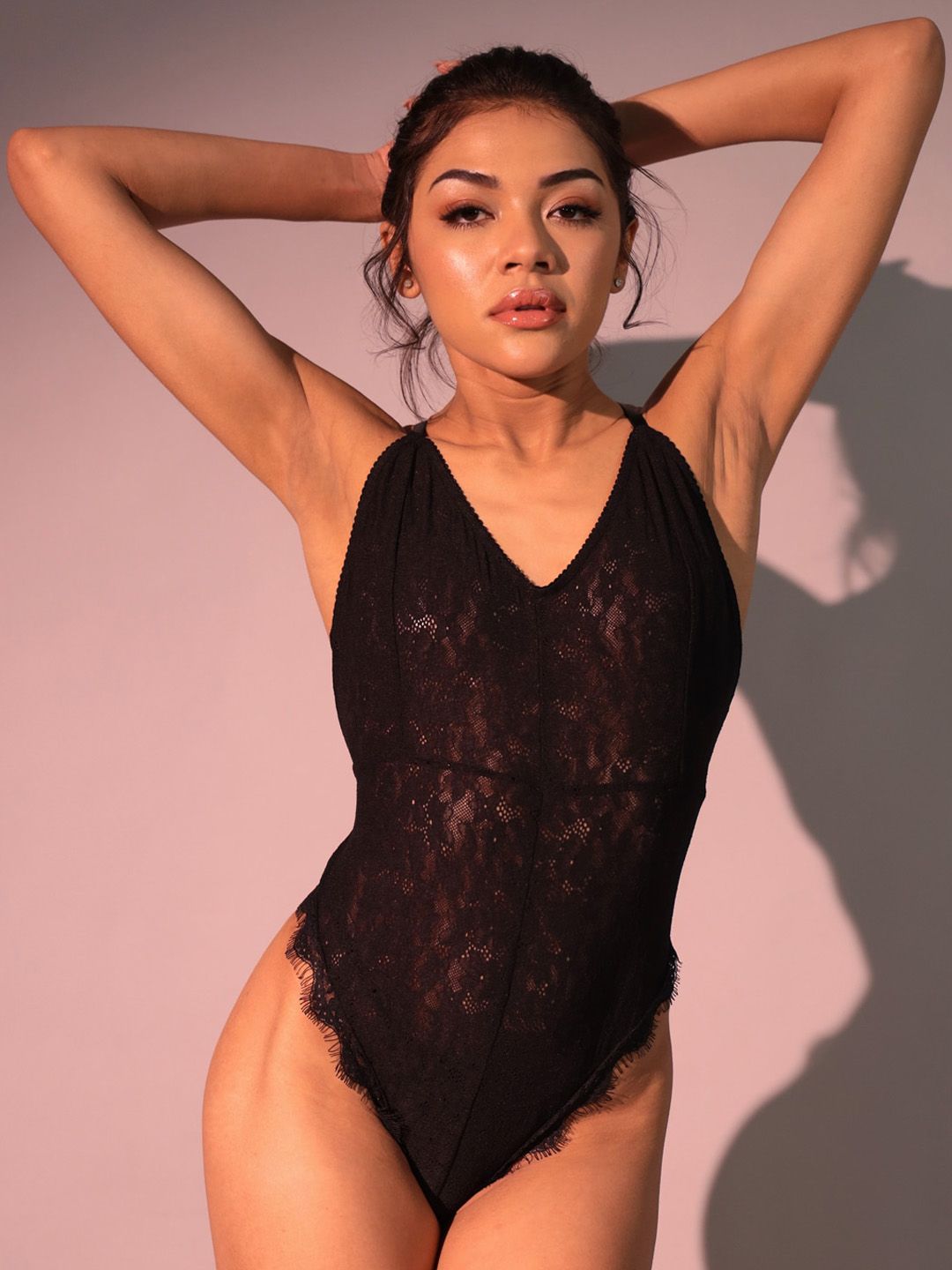 BAESD Self-Design Halter Neck Sleeveless Bodysuit-picture-18