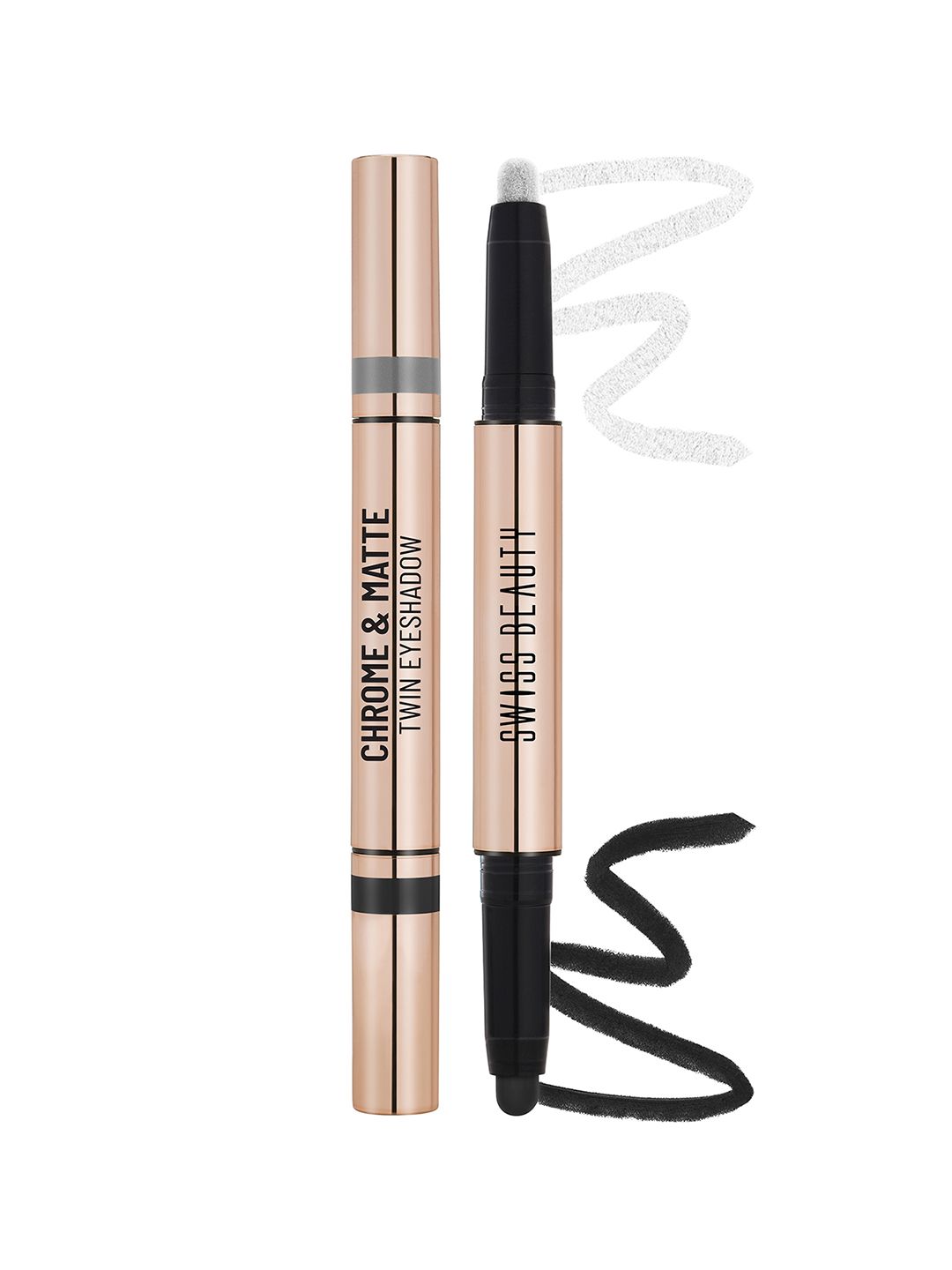 SWISS BEAUTY Chrome & Matte Long Lasting Twin Eyeshadow Stick - Night Skies 01-image-13