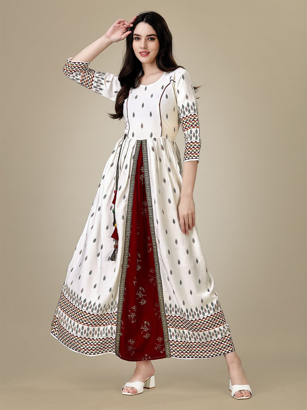 WILNERCROWN Floral Printed Maxi Dress-image-17